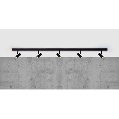 Lampe à 5 spots Omari de Nordlux - Noire Lampe à 5 spots Omari de Nordlux - Noire
