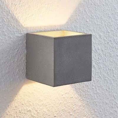Lindby Nellie Applique Murale en Ciment - Design Moderne - LED Économique Lindby Nellie Applique Murale en Ciment - Design Moderne - LED Économique