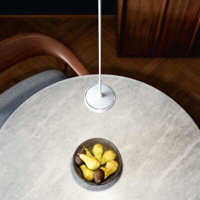 Suspension LED Nivo, blanche, 50°, montage en saillie, à intensité variable - Sigor - Salon / séjour - Moderne - Aluminium - À ampoule unique Suspension LED Nivo, blanche, 50°, montage en saillie, à intensité variable - Sigor - Salon / séjour - Moderne - Aluminium - À ampoule unique