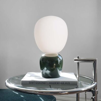 Lampe à poser Buddy, verte, métal/verre, hauteur 33,5 cm - Belid - Salon / séjour - Design - Boule Lampe à poser Buddy, verte, métal/verre, hauteur 33,5 cm - Belid - Salon / séjour - Design - Boule