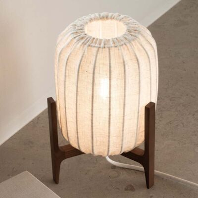 Lampe de table Prisma, frêne/beige, 24 cm, bois - Watt & Veke - Salon / séjour - Design - À ampoule unique Lampe de table Prisma, frêne/beige, 24 cm, bois - Watt & Veke - Salon / séjour - Design - À ampoule unique