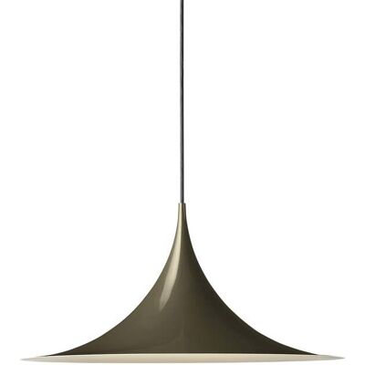 Gubi - Semi Pendelleuchte, Ø 47 cm, dark cocoa glossy Gubi - Semi Pendelleuchte, Ø 47 cm, dark cocoa glossy