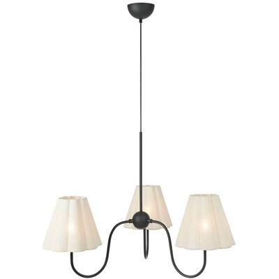 Veya Suspension, beige, lin, Ø 90 cm, E14 - Markslöjd - Salon / séjour - Tissu / textile - Multi-ampoules Veya Suspension, beige, lin, Ø 90 cm, E14 - Markslöjd - Salon / séjour - Tissu / textile - Multi-ampoules