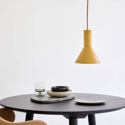 Suspension Lyss marron clair - FRANDSEN - Salon / séjour - Design - Métal - À ampoule unique Suspension Lyss marron clair - FRANDSEN - Salon / séjour - Design - Métal - À ampoule unique