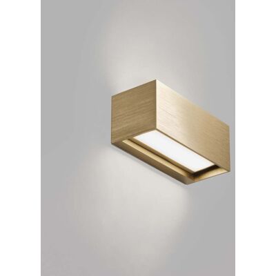 Applique murale LED Linea W1 laiton 15 cm, CCT, IP54 - Light-Point - Salon / séjour - Design - Aluminium - Multi-ampoules Applique murale LED Linea W1 laiton 15 cm, CCT, IP54 - Light-Point - Salon / séjour - Design - Aluminium - Multi-ampoules