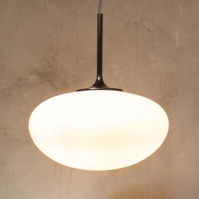 GUBI Stemlite Suspension Ø38cm Chrome Noir - Lampe Suspendue GUBI Stemlite Suspension Ø38cm Chrome Noir - Lampe Suspendue