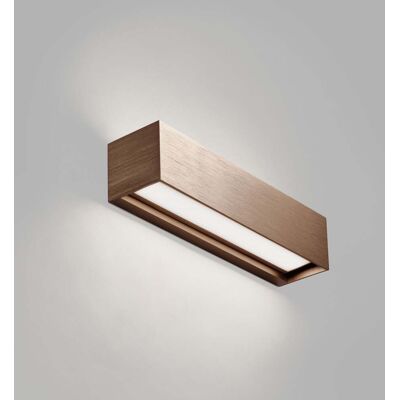 Applique murale LED Linea W2 rose doré 30 cm CCT, IP54 - Light-Point - Salon / séjour - Design - Aluminium - Multi-ampoules Applique murale LED Linea W2 rose doré 30 cm CCT, IP54 - Light-Point - Salon / séjour - Design - Aluminium - Multi-ampoules