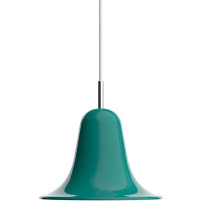 Suspension Pantop Ø 23 cm bleu-vert foncé - VERPAN - Salon / séjour - Design - Métal - À ampoule unique Suspension Pantop Ø 23 cm bleu-vert foncé - VERPAN - Salon / séjour - Design - Métal - À ampoule unique