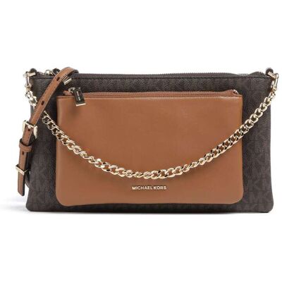 Michael Kors Jet Set Crossbody tas bruin Michael Kors Jet Set Crossbody tas bruin
