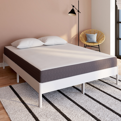IDMarket Matelas 160x200 cm à mémoire de forme épaisseur 20 cm blanc et gris IDMarket Matelas 160x200 cm à mémoire de forme épaisseur 20 cm blanc et gris