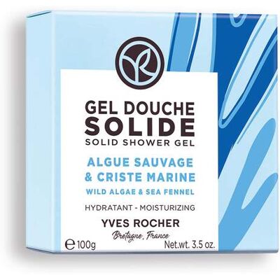 Yves Rocher Gel Douche Solide Hydratant Algue Sauvage & Criste Marine Yves Rocher Gel Douche Solide Hydratant Algue Sauvage & Criste Marine