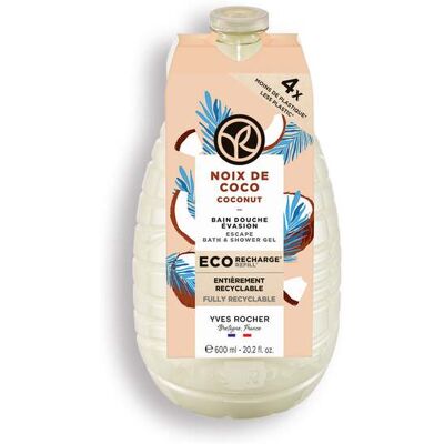 Yves Rocher Gel Douche Coco Recharge Écologique - Gel Douche Yves Rocher Gel Douche Coco Recharge Écologique - Gel Douche