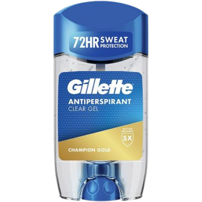 Gillette Champion Gold Anti-Transpirant & Deodorant Transparante Gel - 70 ml Gillette Champion Gold Anti-Transpirant & Deodorant Transparante Gel - 70 ml