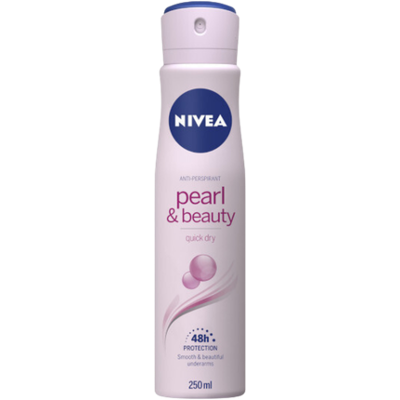 Nivea Pearl & Beauty Anti-Perspirant Deodorant Spray – 250 ml Nivea Pearl & Beauty Anti-Perspirant Deodorant Spray – 250 ml