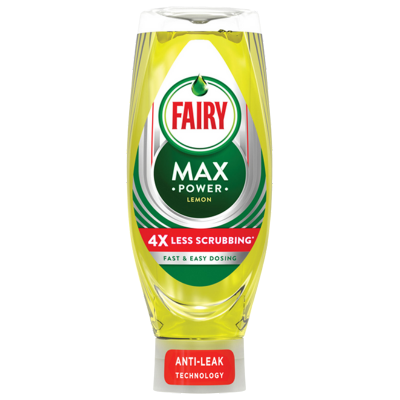 Fairy Fee Vloeibaar Max Power Citroen Wasmiddel - 640 ml Fairy Fee Vloeibaar Max Power Citroen Wasmiddel - 640 ml