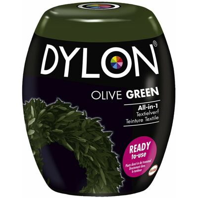DYLON Pastille de teinture pour machine à laver - Vert olive 350g DYLON Pastille de teinture pour machine à laver - Vert olive 350g