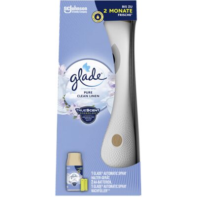 3+3 gratis: Glade Automatic Spray Startset Pure Clean Linen 269 ml 3+3 gratis: Glade Automatic Spray Startset Pure Clean Linen 269 ml