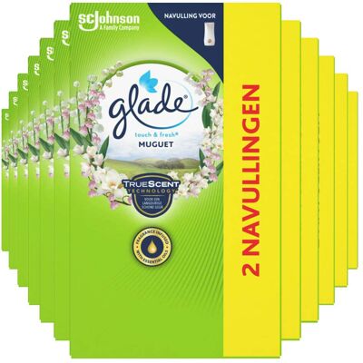 12x Glade Touch & Fresh Muguet 10 ml 12x Glade Touch & Fresh Muguet 10 ml