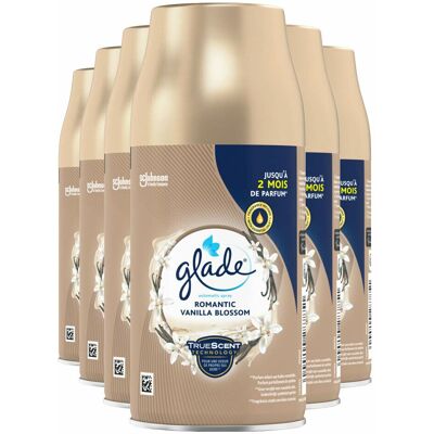 6x Glade Automatic Spray Romantic Vanilla Blossom 269 ml 6x Glade Automatic Spray Romantic Vanilla Blossom 269 ml