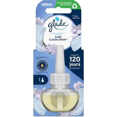 6x Glade Electric Scented Oil Navulling Pure Clean Linen 6x Glade Electric Scented Oil Navulling Pure Clean Linen