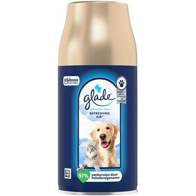 3+3 gratis: Glade Automatic Spray Navulling Refreshing Air tegen Huisdierengeurtjes 269 ml 3+3 gratis: Glade Automatic Spray Navulling Refreshing Air tegen Huisdierengeurtjes 269 ml