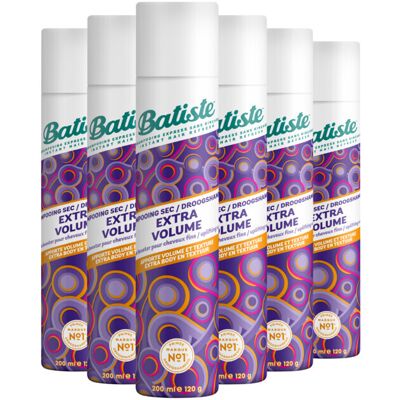 6x Batiste Droogshampoo Extra Volume 200 ml 6x Batiste Droogshampoo Extra Volume 200 ml