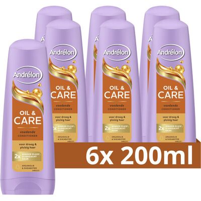 6x Andrélon Conditioner Oil & Care 200 ml 6x Andrélon Conditioner Oil & Care 200 ml