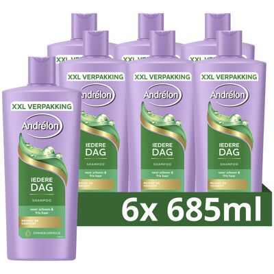 6x Andrélon Shampoo Iedere Dag 685 ml 6x Andrélon Shampoo Iedere Dag 685 ml