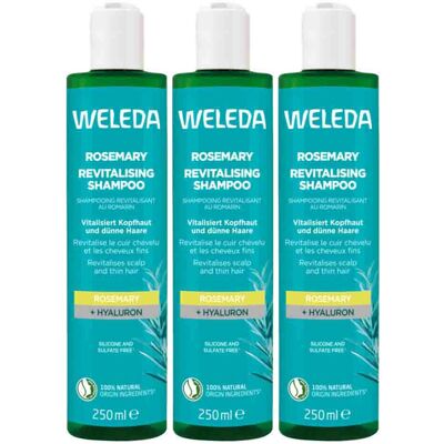 3x WELEDA Rozemarijn Revitaliserende Shampoo 250 ml 3x WELEDA Rozemarijn Revitaliserende Shampoo 250 ml