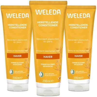 3x WELEDA Haver Herstellende Conditioner 200 ml 3x WELEDA Haver Herstellende Conditioner 200 ml