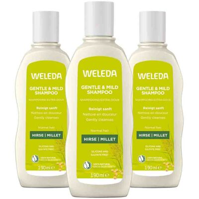 3x WELEDA Pluimgierst Milde Shampoo 190 ml 3x WELEDA Pluimgierst Milde Shampoo 190 ml