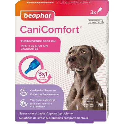 Beaphar Calmant pour Chiens - Pheromone Spot On pour chiens et chiots - 3x1ml Beaphar Calmant pour Chiens - Pheromone Spot On pour chiens et chiots - 3x1ml
