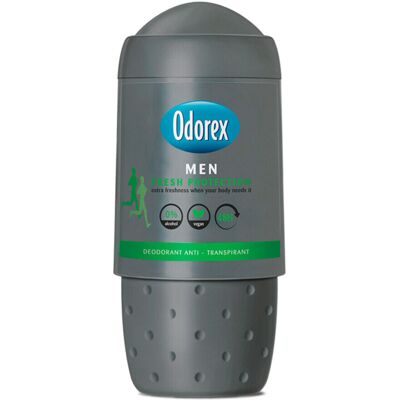 3x Odorex Deoroller For Men Fresh Protection 50 ml 3x Odorex Deoroller For Men Fresh Protection 50 ml