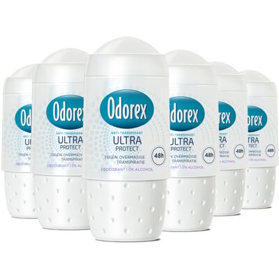 6x Odorex Deodorant Roller Ultra Protect 50 ml 6x Odorex Deodorant Roller Ultra Protect 50 ml