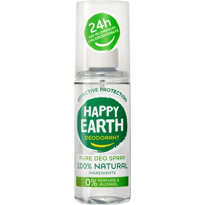 1+1 gratis: Happy Earth 100% Natuurlijke Deodorant Spray Unscented 100 ml 1+1 gratis: Happy Earth 100% Natuurlijke Deodorant Spray Unscented 100 ml