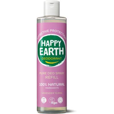 1+1 gratis: Happy Earth 100% Natuurlijke Deo Spray Navulling Lavender Ylang 300 ml 1+1 gratis: Happy Earth 100% Natuurlijke Deo Spray Navulling Lavender Ylang 300 ml