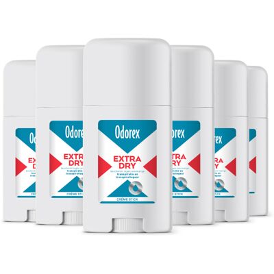 6x Odorex Extra Dry Stick 40 ml 6x Odorex Extra Dry Stick 40 ml