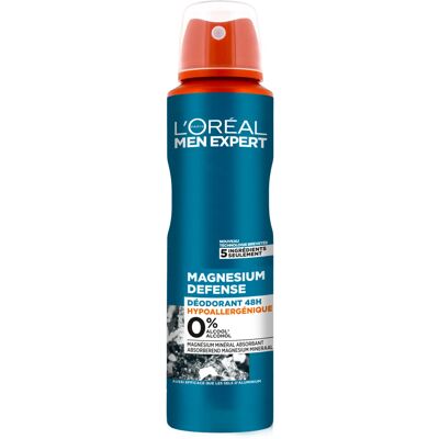 3x L'Oréal Men Expert Deodorant Spray Magnesium 150 ml 3x L'Oréal Men Expert Deodorant Spray Magnesium 150 ml