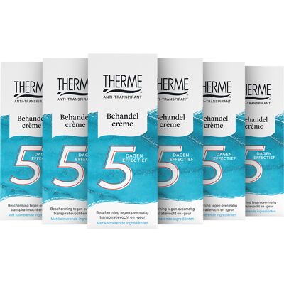 6x Therme Anti-Transpirant Behandelcrème 50 ml 6x Therme Anti-Transpirant Behandelcrème 50 ml