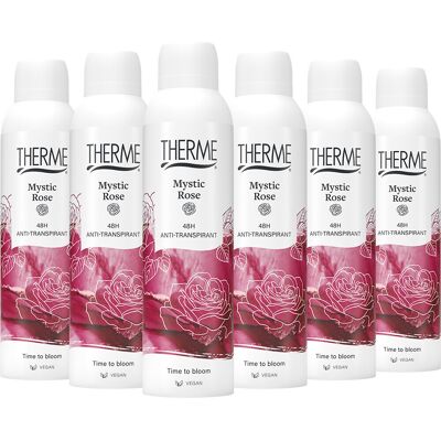 6x Therme Mystic Rose Anti-Transpirant 150 ml 6x Therme Mystic Rose Anti-Transpirant 150 ml