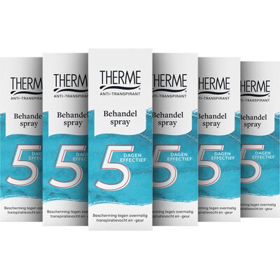 6x Therme Anti-Transpirant Behandelspray 25 ml 6x Therme Anti-Transpirant Behandelspray 25 ml