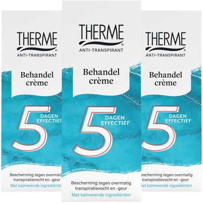 3x Therme Anti-Transpirant Behandelcrème 50 ml 3x Therme Anti-Transpirant Behandelcrème 50 ml