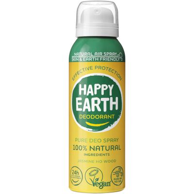 1+1 gratis: Happy Earth 100% Natuurlijke Air Deodorant Spray Jasmine Ho Wood 100 ml 1+1 gratis: Happy Earth 100% Natuurlijke Air Deodorant Spray Jasmine Ho Wood 100 ml