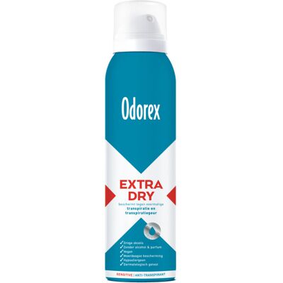 3x Odorex Extra Dry Antitranspirant Spray Sensitive 150 ml 3x Odorex Extra Dry Antitranspirant Spray Sensitive 150 ml