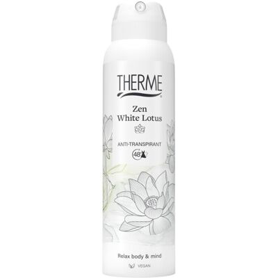 1+1 gratis: Therme Zen White Lotus Anti-Transpirant 150 ml 1+1 gratis: Therme Zen White Lotus Anti-Transpirant 150 ml