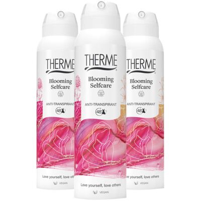 3x Therme Blooming Selfcare Anti-Transpirant 150 ml 3x Therme Blooming Selfcare Anti-Transpirant 150 ml