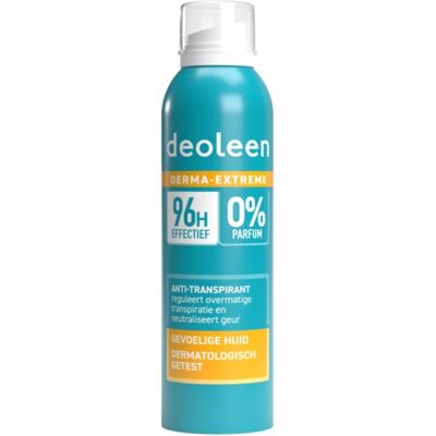 6x Deoleen Deodorant Spray Derma-Extreme Anti-Transpirant 150 ml 6x Deoleen Deodorant Spray Derma-Extreme Anti-Transpirant 150 ml