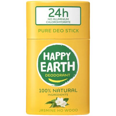 1+1 gratis: Happy Earth 100% Natuurlijke Deodorant Stick Jasmine Ho Wood 40 gr 1+1 gratis: Happy Earth 100% Natuurlijke Deodorant Stick Jasmine Ho Wood 40 gr