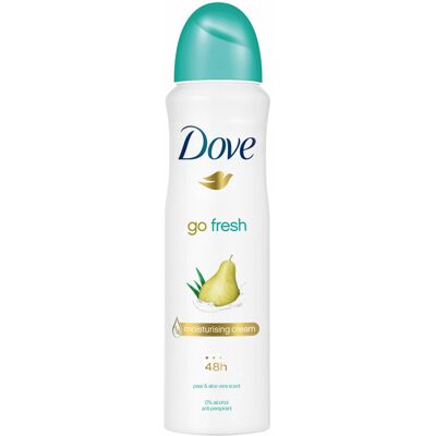 6x Dove Deodorant Spray Go Fresh Peer en Aloe Vera 150 ml 6x Dove Deodorant Spray Go Fresh Peer en Aloe Vera 150 ml