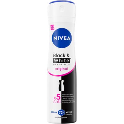 1+1 gratis: NIVEA Deodorant Spray Invisible For Black & White Clear 150 ml 1+1 gratis: NIVEA Deodorant Spray Invisible For Black & White Clear 150 ml